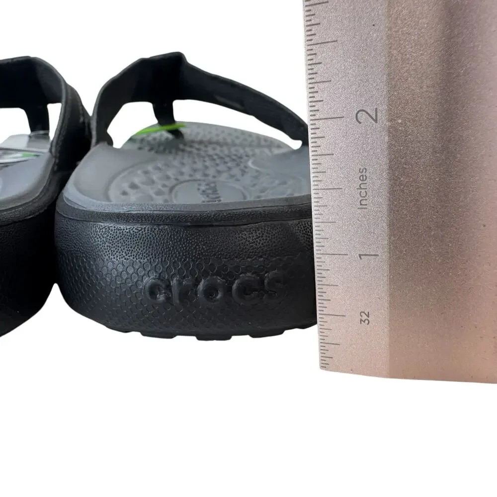 Crocs Yukon Vista II LiteRide Flip Flops Comfortable Beach Sandals Mens Size 10